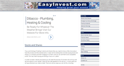 Desktop Screenshot of easyinvest.com